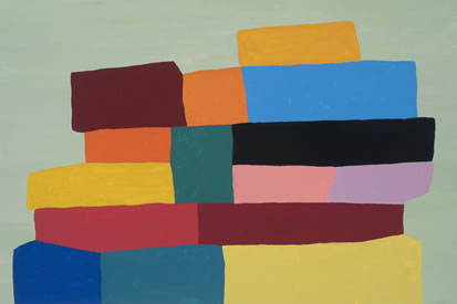 painting by Don Christensen entitled, Big Stack