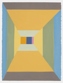 painting by Don Christensen entitled, Mitre No. 6