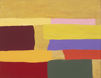 painting by Don Christensen entitled, 2 Stack No. 1