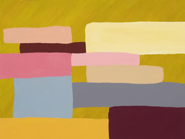 painting by Don Christensen entitled, 2 Stack No. 2