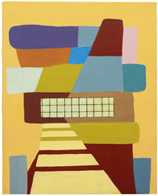 painting by Don Christensen entitled, Jimmy’s Tokyo House