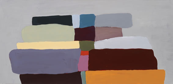 painting by Don Christensen entitled, Knee Wall