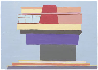 painting by Don Christensen entitled, Mary W’s Beach House