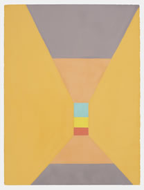 painting by Don Christensen entitled, Mitre No. 5