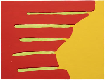 painting by Don Christensen entitled, Pharma House,