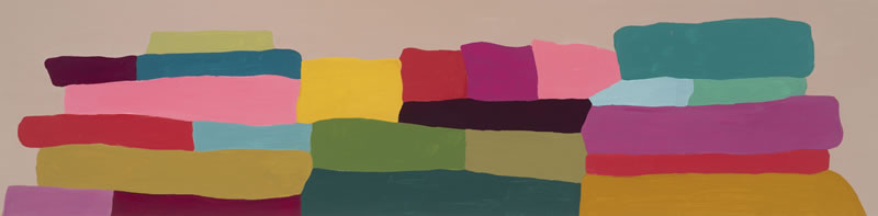 painting by Don Christensen entitled, Pony Wall