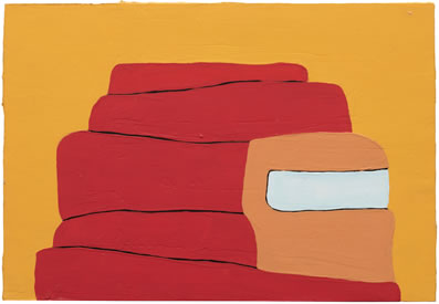 painting by Don Christensen entitled, Truk