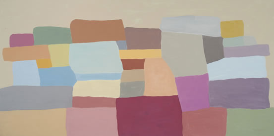 painting by Don Christensen entitled, Wonder Wall